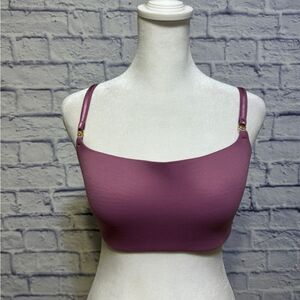 Victoria's Secret Lined No Wire Pull On Bra Pink Hue Small DD